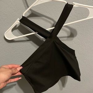 black crop top